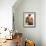 Shirtless Man Carrying an Animal Print Purse-Steve Cicero-Framed Photographic Print displayed on a wall