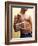 Shirtless Man Carrying an Animal Print Purse-Steve Cicero-Framed Photographic Print