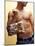 Shirtless Man Carrying an Animal Print Purse-Steve Cicero-Mounted Photographic Print