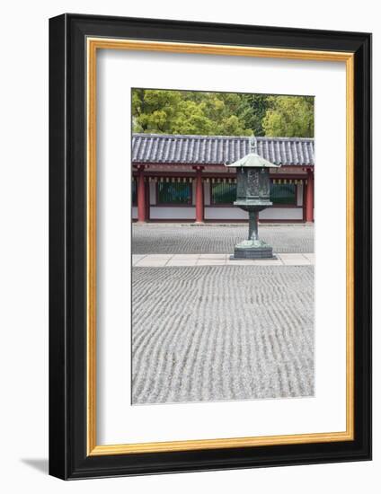 Shitenno-Ji Temple, Tennoji, Osaka, Kansai, Japan-Ian Trower-Framed Photographic Print