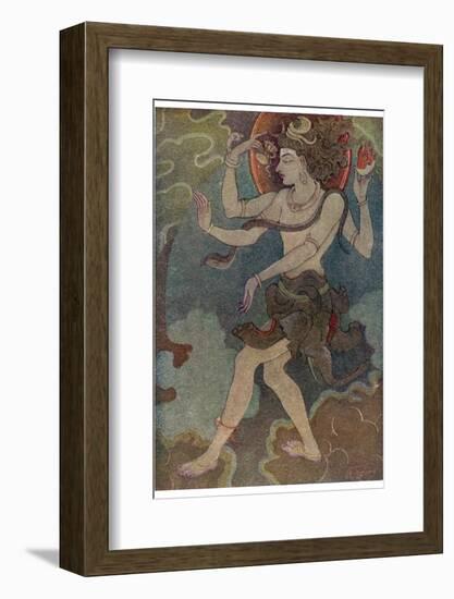 Shiva as Nataraja-Khitindra Nath Mazumdar-Framed Photographic Print