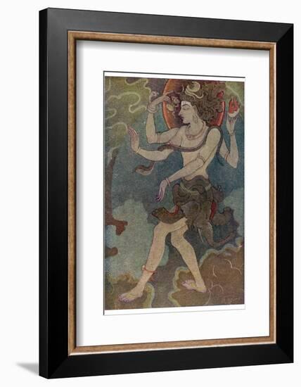 Shiva as Nataraja-Khitindra Nath Mazumdar-Framed Photographic Print