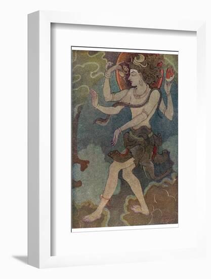 Shiva as Nataraja-Khitindra Nath Mazumdar-Framed Photographic Print