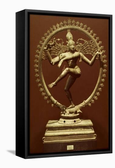 Shiva As Nataraja-null-Framed Premier Image Canvas