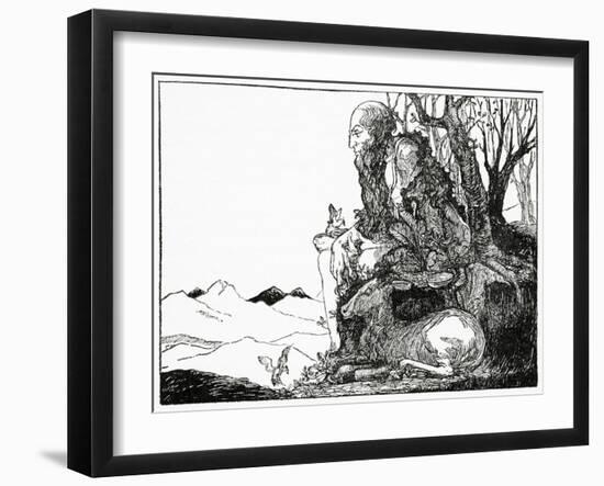 Shiva, from 'The Book of Myths' by Amy Cruse, 1925-null-Framed Giclee Print