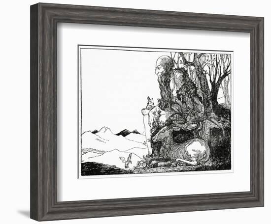 Shiva, from 'The Book of Myths' by Amy Cruse, 1925--Framed Giclee Print