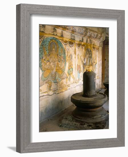 Shiva Lingam in 10th Century Temple of Sri Brihadeswara, Thanjavur, India-Occidor Ltd-Framed Photographic Print