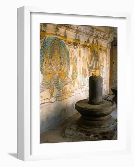 Shiva Lingam in 10th Century Temple of Sri Brihadeswara, Thanjavur, India-Occidor Ltd-Framed Photographic Print