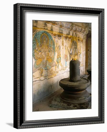 Shiva Lingam in 10th Century Temple of Sri Brihadeswara, Thanjavur, India-Occidor Ltd-Framed Photographic Print