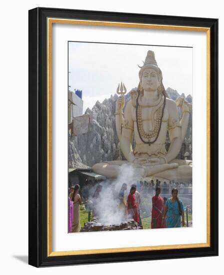 Shiva Mandir Temple, Bengaluru, Karnataka State, India-Marco Cristofori-Framed Photographic Print
