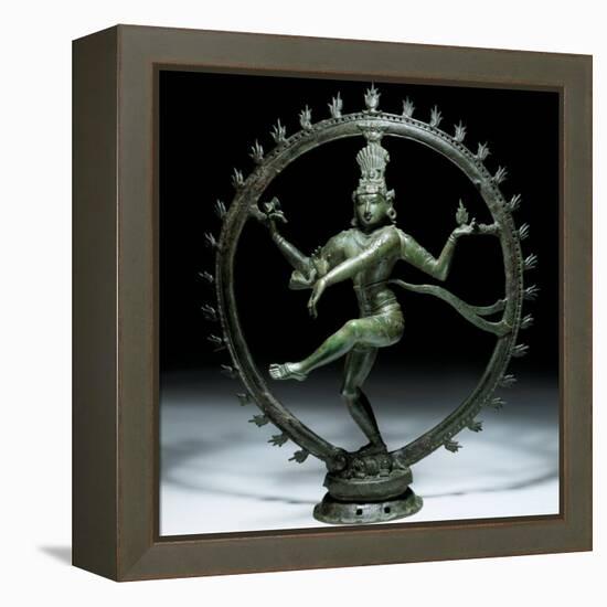 Shiva Nataraja in Bronze, 12th Century-null-Framed Premier Image Canvas