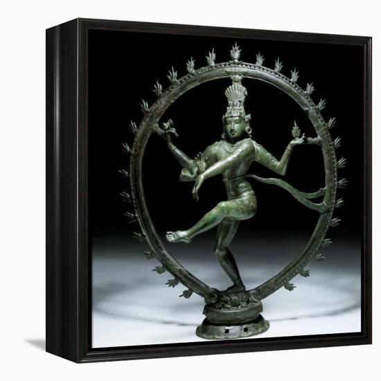 Shiva Nataraja in Bronze, 12th Century-null-Framed Premier Image Canvas