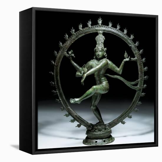 Shiva Nataraja in Bronze, 12th Century-null-Framed Premier Image Canvas