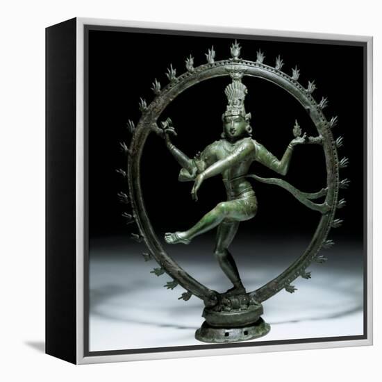 Shiva Nataraja in Bronze, 12th Century-null-Framed Premier Image Canvas