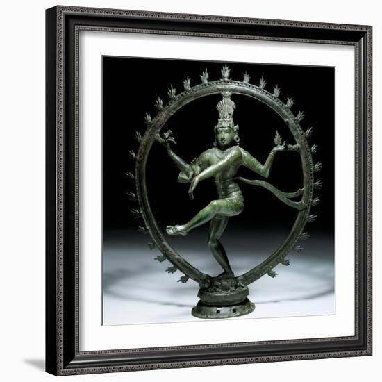 Shiva Nataraja in Bronze, 12th Century-null-Framed Premium Photographic Print