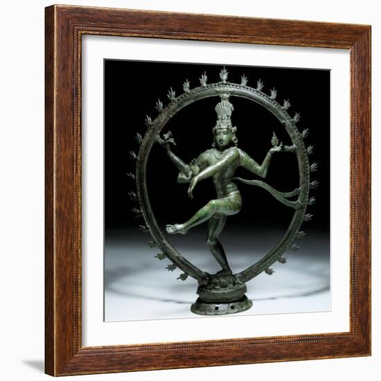 Shiva Nataraja in Bronze, 12th Century-null-Framed Photographic Print