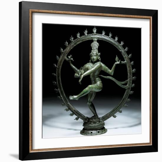 Shiva Nataraja in Bronze, 12th Century--Framed Photographic Print