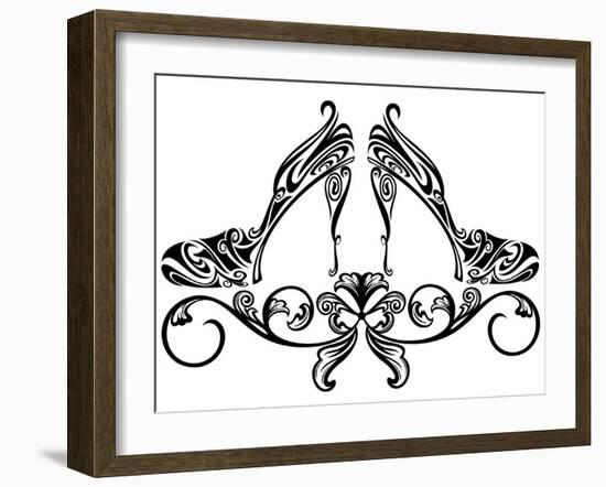 Shoe Design-Cattallina-Framed Art Print