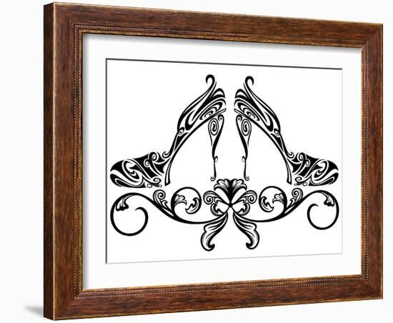 Shoe Design-Cattallina-Framed Art Print