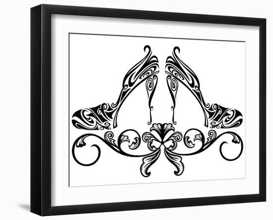 Shoe Design-Cattallina-Framed Art Print