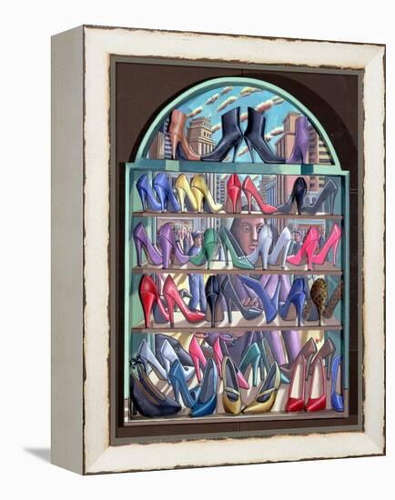 Shoe Shop-PJ Crook-Framed Premier Image Canvas