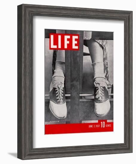 Shoe Style of a Female Student, June 7, 1937-Alfred Eisenstaedt-Framed Photographic Print