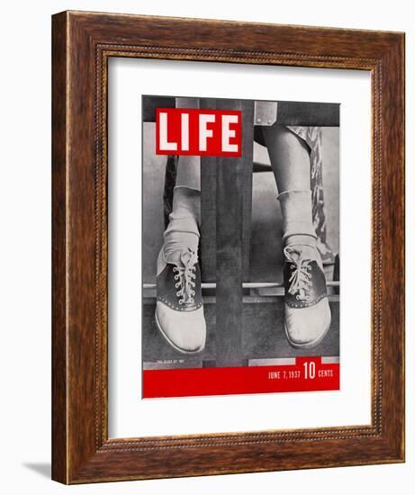 Shoe Style of a Female Student, June 7, 1937-Alfred Eisenstaedt-Framed Photographic Print