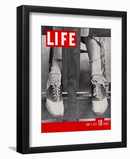 Shoe Style of a Female Student, June 7, 1937-Alfred Eisenstaedt-Framed Photographic Print