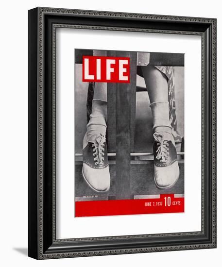 Shoe Style of a Female Student, June 7, 1937-Alfred Eisenstaedt-Framed Photographic Print