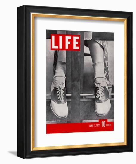 Shoe Style of a Female Student, June 7, 1937-Alfred Eisenstaedt-Framed Photographic Print