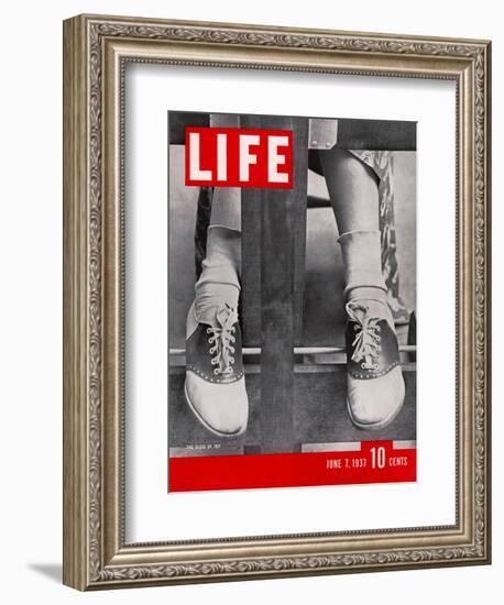 Shoe Style of a Female Student, June 7, 1937-Alfred Eisenstaedt-Framed Photographic Print