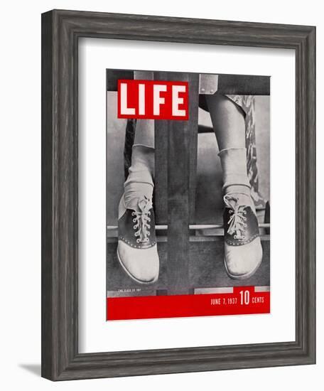 Shoe Style of a Female Student, June 7, 1937-Alfred Eisenstaedt-Framed Photographic Print
