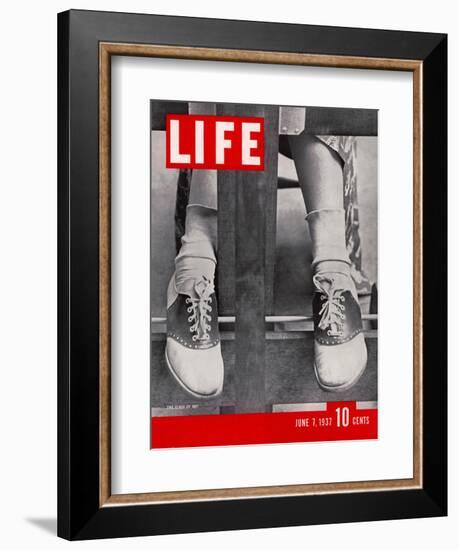 Shoe Style of a Female Student, June 7, 1937-Alfred Eisenstaedt-Framed Photographic Print