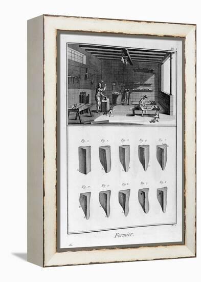 Shoe Tree Makers, 1751-1777-Denis Diderot-Framed Premier Image Canvas