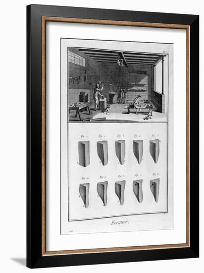 Shoe Tree Makers, 1751-1777-Denis Diderot-Framed Giclee Print