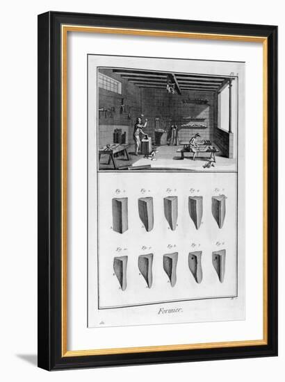 Shoe Tree Makers, 1751-1777-Denis Diderot-Framed Giclee Print