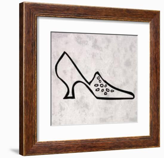 Shoe-Allan Stevens-Framed Serigraph