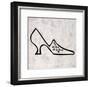 Shoe-Allan Stevens-Framed Serigraph