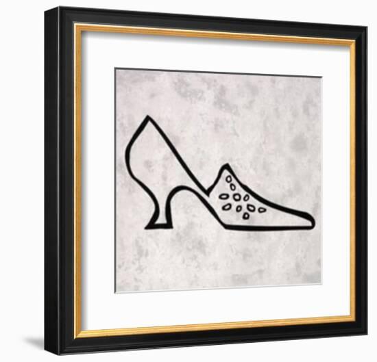 Shoe-Allan Stevens-Framed Serigraph