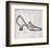 Shoe-Allan Stevens-Framed Serigraph