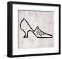 Shoe-Allan Stevens-Framed Serigraph