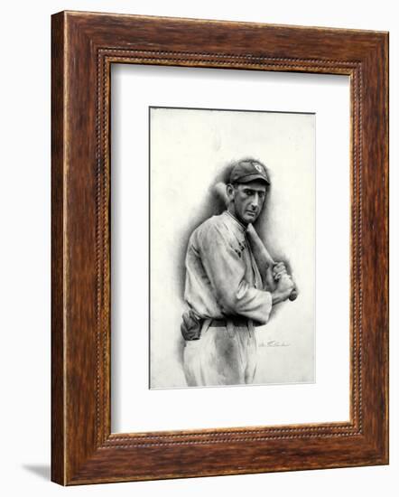 Shoeless Joe Jackson-Allen Friedlander-Framed Art Print