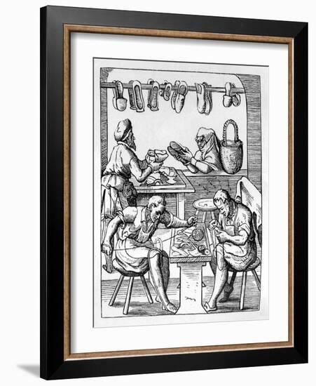 Shoemaker, C1559-1591-Jost Amman-Framed Giclee Print