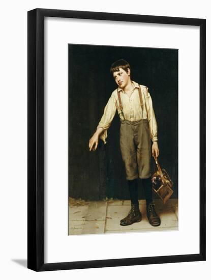 Shoeshine Boy-John George Brown-Framed Giclee Print