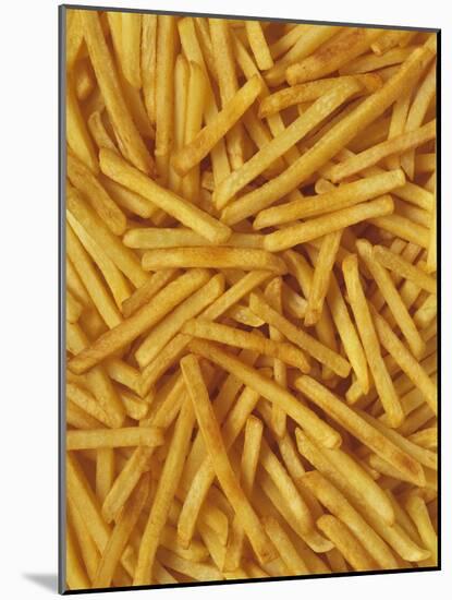 Shoestring French Fries-null-Mounted Photographic Print