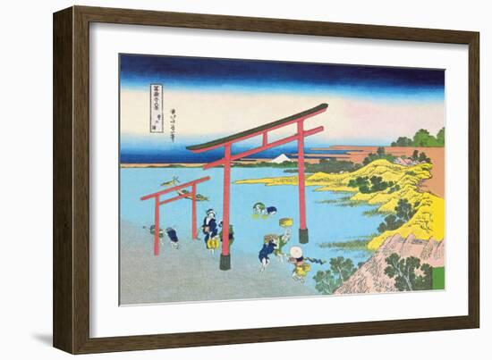 Shoji Gate-Katsushika Hokusai-Framed Art Print