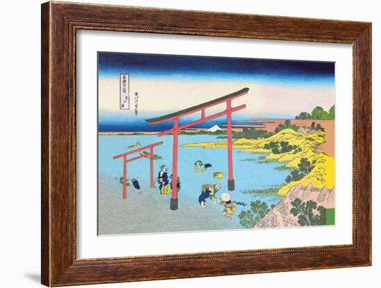 Shoji Gate-Katsushika Hokusai-Framed Art Print