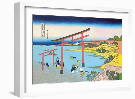 Shoji Gate-Katsushika Hokusai-Framed Art Print