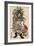 Shoki and Two Demons-Kyosai Kawanabe-Framed Giclee Print