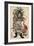 Shoki and Two Demons-Kyosai Kawanabe-Framed Giclee Print